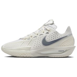 Nike G.T. Cut 3 Anti Slip Wear Resistant Low Top Basketball Shoes Men's White DV2918-106