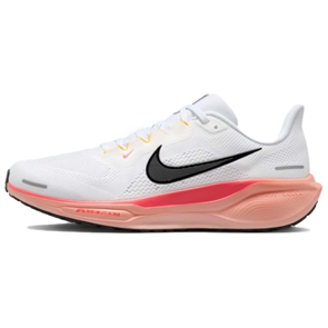 Nike Zoom Pegasus 41 Anti Slip Wear Resistant Low Top Casual Training Running Shoes Men's White Orange IB6656-108