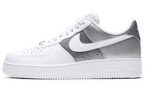 Nike Air Force 1 Low 07 White Metallic Silver Women's DD6629-100
