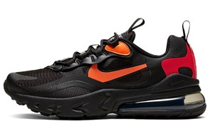 Nike Air Max 270 React Black Magma Orange GS CV9638-001
