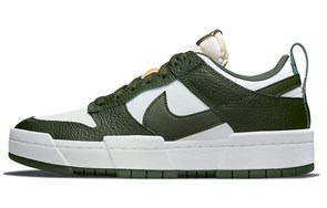 Nike Dunk Low Disrupt Dark Green White Women's DQ0869-100