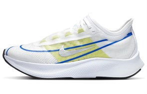 Nike Zoom Fly 3 White Silver Blue Lime Women's AT8241-104