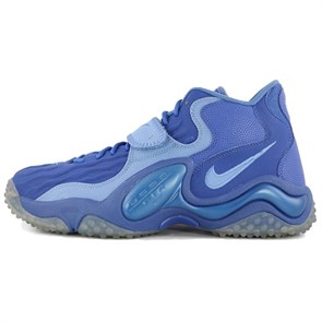 Nike Air Zoom Turf Jet 97 Cushioned Slip Resistant Mid Top Basketball Shoes Men's Blue 621957-404