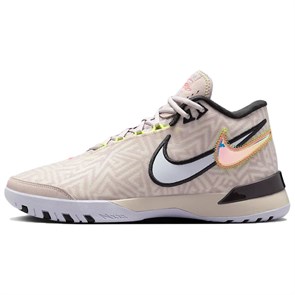 Nike LeBron NXXT Genisus Anti Slip Wear Resistant Mid Top Basketball Shoes Men's Khaki HF0711-005