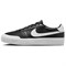 Nike Court Shot Anti Slip Wear Resistant Low Top Skateboard Shoes Men's Black White FQ8146-002 - фото 528432