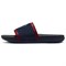 Nike Offcourt Slip-Resistant Slide Slippers Men's Black Blue FZ3190-400 - фото 536595