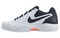 Nike Air Zoom Resistance Cushioning, Slip Resistant, And Abrasion Resistant Low Top Tennis Shoes Men's White Blue 918194-148 - фото 577289