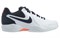 Nike Air Zoom Resistance Cushioning, Slip Resistant, And Abrasion Resistant Low Top Tennis Shoes Men's White Blue 918194-148 - фото 577290