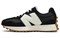 New Balance 327 Black White Gum Women's WS327BL - фото 599486