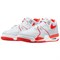 Nike Air Flight 89 Anti Slip Wear Resistant Low Top Vintage Basketball Shoes Men's White Red HJ4484-001 - фото 602898