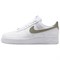 Nike Air Force 1 Abrasion Resistant Low Top Skateboard Shoes Men's White Green FJ4146-116 - фото 603008