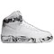 Nike Air Force 1 High Dip Dye White Black at3293-100 - фото 603097
