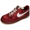 Nike Air Force 1 Slip Resistant Low Top Skateboard Shoes Men's Red 315115-611 - фото 603765