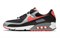 Nike Air Max 90 Black Radiant Red Wolf Grey CZ4222-001 - фото 604494