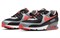 Nike Air Max 90 Black Radiant Red Wolf Grey CZ4222-001 - фото 604496