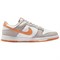 Nike Dunk Anti Slip Wear Resistant Low Top Skateboard Shoes Men's Gray Orange HF5441-110 - фото 607603