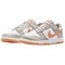 Nike Dunk Anti Slip Wear Resistant Low Top Skateboard Shoes Men's Gray Orange HF5441-110 - фото 607604