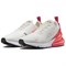 Nike Air Max 270 Anti Slip Wear Resistant Low Top Casual Running Shoes Women's White Red AH6789-122 - фото 613527