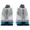 Nike Shox R4 Anti Slip Wear Resistant Low Top Casual Running Shoes Women's Silver White HQ1988-005 - фото 618443