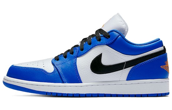 JORDAN 1 Low Hyper Royal Orange Peel 553558-401 - фото 485548
