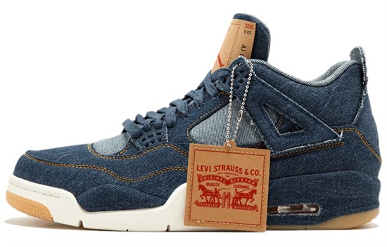 JORDAN 4 Retro Levi's Denim Tag With Levi's Logo AO2571-401 - фото 488848