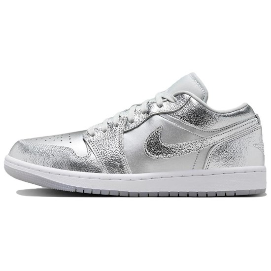 Jordan 1 Low SE Metallic Silver Women's FN5030-001 - фото 496431