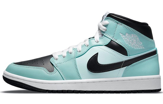 Jordan 1 Mid Aqua Blue Tint Women's BQ6472-300 - фото 496650