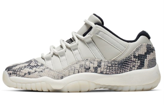 Jordan 11 Retro Low 'Snake Light Bone' GS CD6847-002 - фото 497933