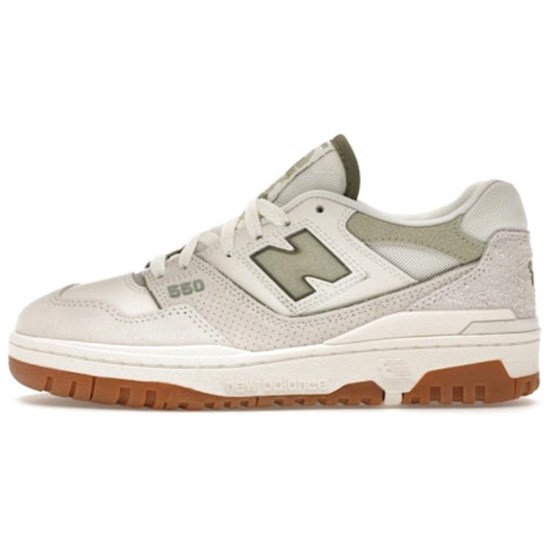 New Balance 550 White Olive Gum Women's BBW550FO - фото 502140