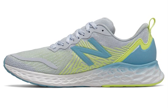 New Balance Fresh Foam B Wide Grey/Yellow/Blue Women's WTMPOGY - фото 504365