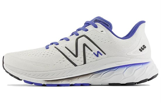 New Balance 860 V13 X Fresh Foam 'White Marine Blue' M860F13 - фото 509497