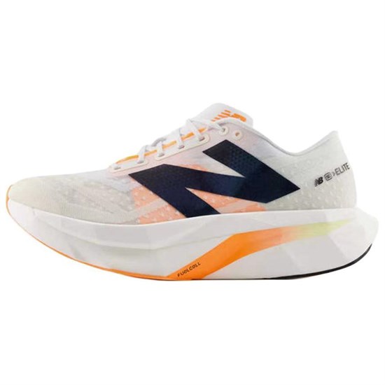 New Balance FuelCell SuperComp Elite V4 White Angora Hot Mango MRCELCW4 - фото 513081