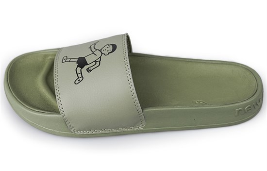 New Balance X Noritake Slippers Dark Green SMF200NO - фото 513907