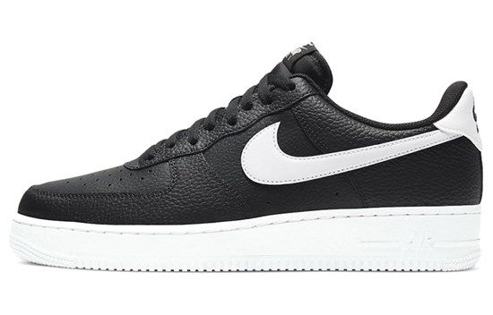 Nike Air Force 1 Low '07 Black White Pebbled Leather CT2302-002 - фото 515748