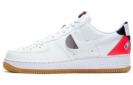 Nike Air Force 1 Low Nba White Crimson Gum CT2298-101 - фото 516959