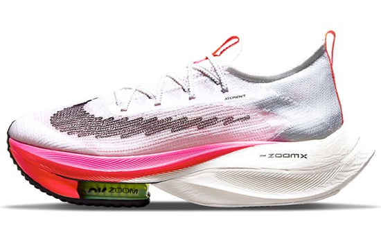 Nike Air Zoom Alphafly Next% Flyknit White Pink DJ5455-100 - фото 524471