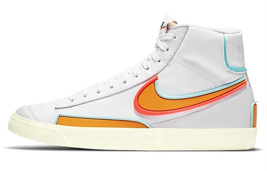 Nike Blazer Mid Infinite White Kumquat DA7233-100 - фото 527178
