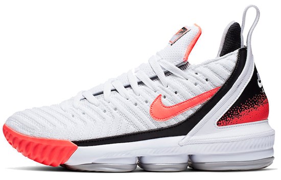 Nike LeBron 16 White Hot Lava CI1521-100 - фото 534272