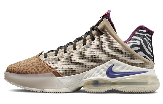 Nike LeBron 19 Low Safari DM1058-200 - фото 534487