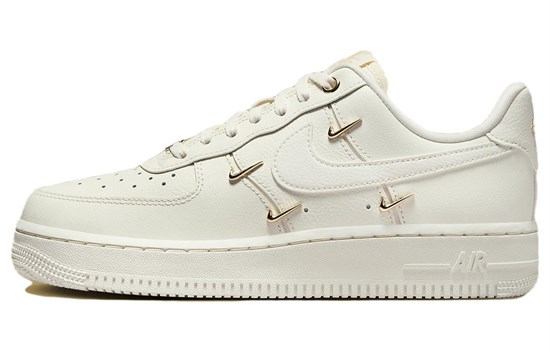 Nike Air Force 1 '07 Lx Cn Sail Gold Mini Swooshes Women's FV3654-111 - фото 542646