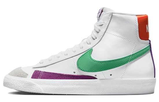 Nike Blazer Mid 77 Vintage White Green Fuchsia Women's CZ1055-123 - фото 551615
