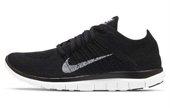 Nike Free 4.0 Flyknit Black White 2020 Women's 631050-001 - фото 555436