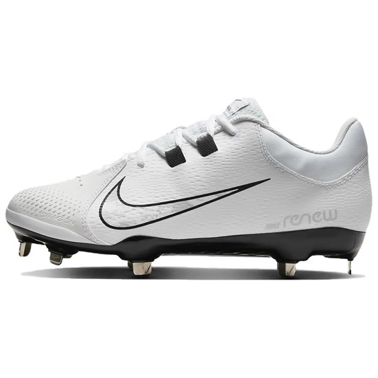 Nike Hyperdiamond 4 Pro White Black Wolf Grey Women's FZ0922-101 - фото 556140