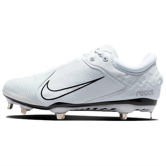 Nike Hyperdiamond 4 Elite White Pure Platinum Black Women's FZ0923-102 - фото 556185