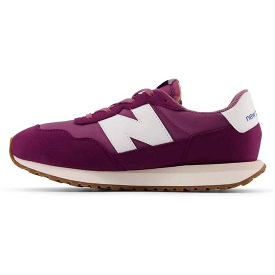 New Balance NB 237 Anti-Slip Wear-Resistant Low-Top Casual Shoes Women's Purple GS237RE - фото 569357