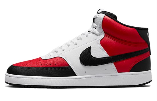 Nike Court Vision Mid White Red Black DM1186-600 - фото 579139