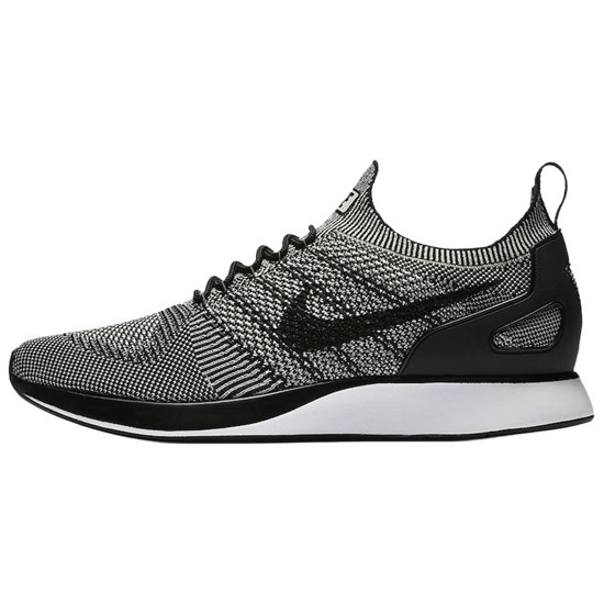 Nike Mariah Flyknit Racer Pale Grey Solar Red 918264-003 - фото 582978