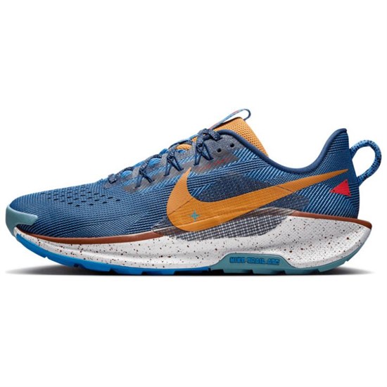 Nike Pegasus Trail 5 Anti Slip Wear Resistant Low Top Trail Running Shoes Men's Blue White DV3864-400 - фото 583490