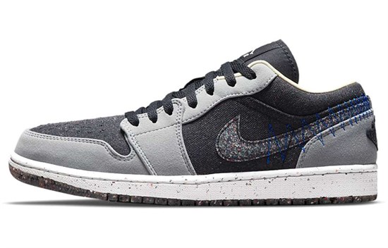 JORDAN 1 Low Se Crater Black Grey DM4657-001 - фото 596197