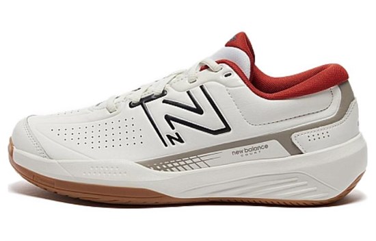 New Balance 696 V5 Low Shoes 'White Red' MCH696D5 - фото 601514